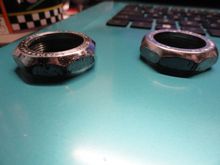 Both have a bit of dings from wrenches