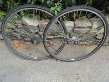 Set two is Touring model Titan 27X1-1/4 with Maillard low flange hubs.