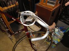 The bars and stem will fit the Ochsner, and are my riding size.  Not quite from different countries though as the bars and SR stem are Japanese.  The record levers and hoods shall be repurposed to work on either the Ciocc or maybe the Faggin.