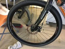 They were a tough mount but after they broke in changing the tires were much easier. These Terreno Dry 700x40 new last spring. 