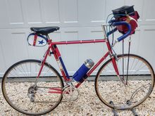 '71 Schwinn Paramount P13 with my DIY leather projects
