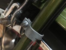 Sturmei-Archer rear stay cable clamp.