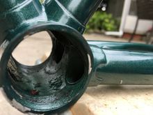 Bottom bracket measured 66.7mm