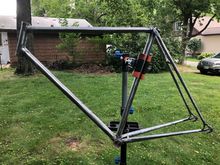 Bare frame