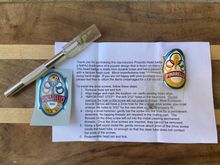 Vince’s headbadge was a clear winner over using the metal foil one. (Although I was glad the foil one was lightly bigger in case I really screwed up the installation and had to use the foil one. 