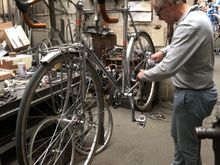 Thomas and his gorgeous randonneur