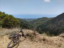 Romero Canyon at 2700 ft above the Santa Barbara Channel