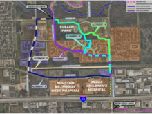 Scope of Houston Parks Board Study for "Cullen Trail"