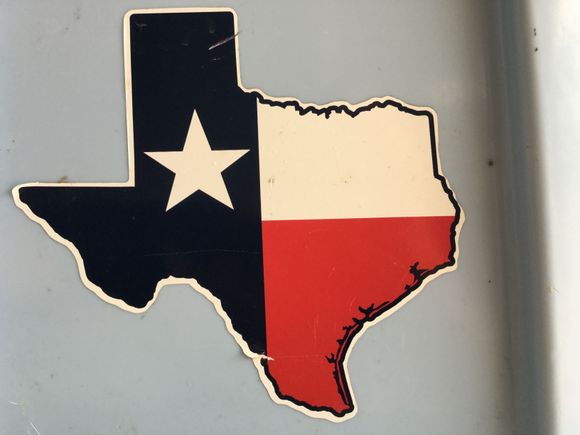 Yes we have to let you know this is Texas we are are bad as Canadians with the maple leaf plastered on everything lol. 