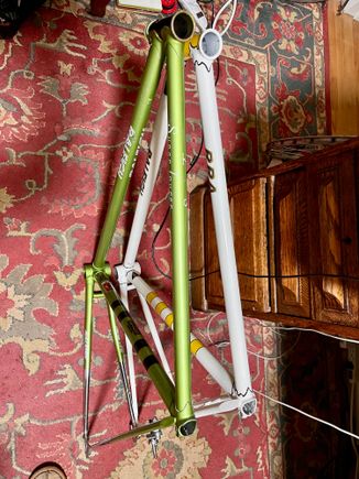 Longer top tube on the ST.... also longer chain stays...