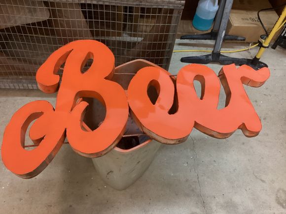 Paint is drying. 