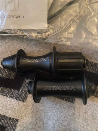 Specialized hubs?!?!?

I did mention he was blind. 