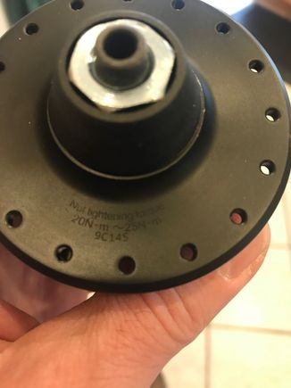 But tightening torque 20Nm ~25 Nm 