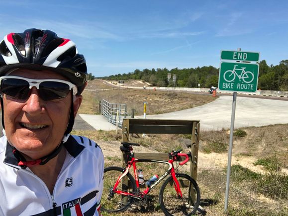 Northern end of the Suncoast Trail