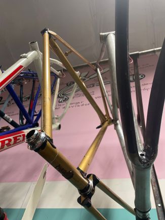 Tall, vintage, and not a whole bike. Although we have all the other parts as needed. 