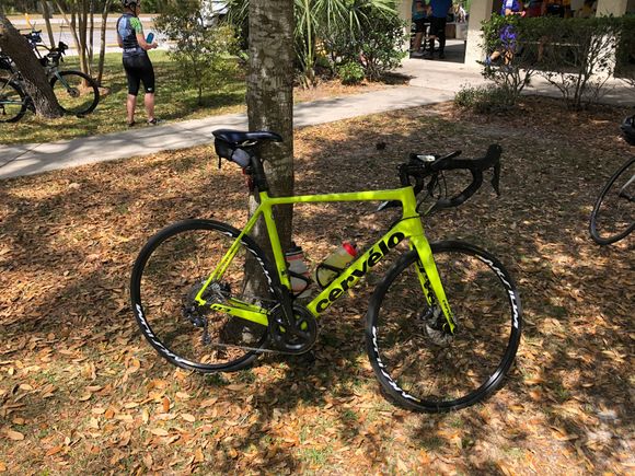 My bike taking a break.