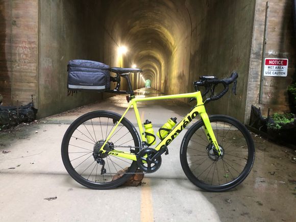 Bike setup for this overnight trip.
