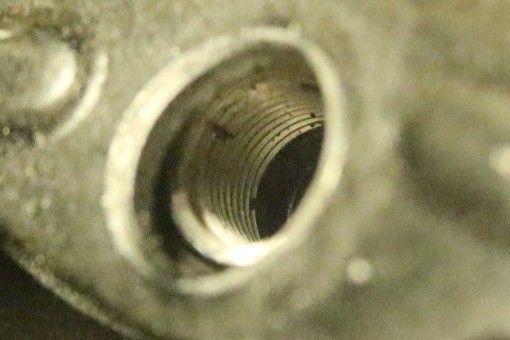thread where screw supposedly 'sheared' out