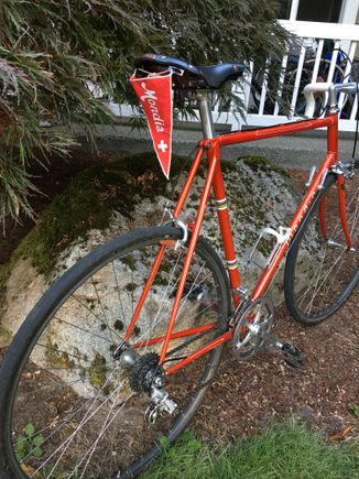 …with tubular 30mm for that ‘urban gravel’ on many rides.