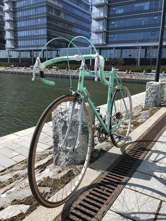 Hi, can anybody help me identify this Bianchi (model and year) I was recently fortunate to acquire?

The seller thought late 80s but I am wondering if 1990s from the text on the BB.

Frame is in really good condition and I believe all components to be original.

Thanks!
Steve