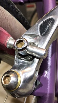 Chrome and brass