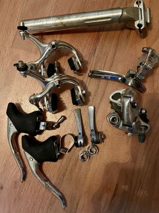 Mostly Shimano 600 and Dura Ace