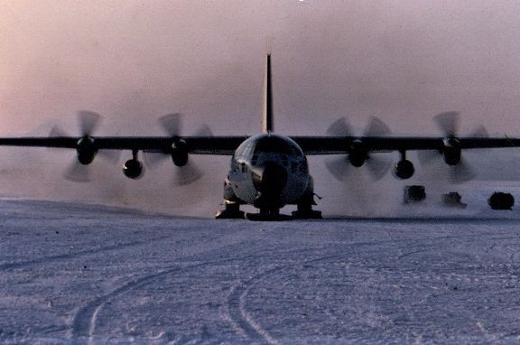February departure from Willy Field, McMurdo Station Antarctica ...