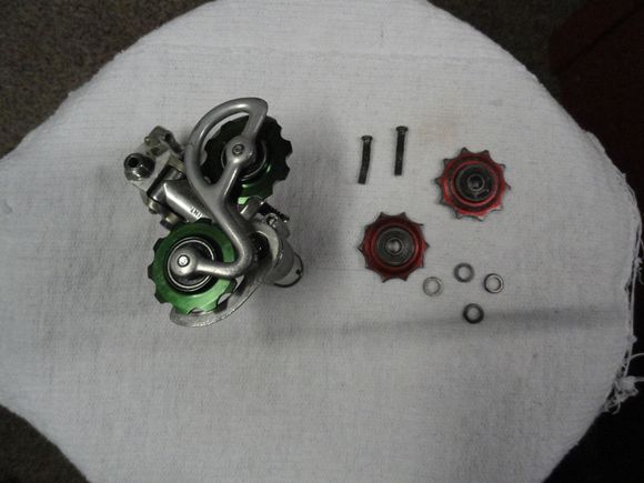 cleaned and shown with old parts