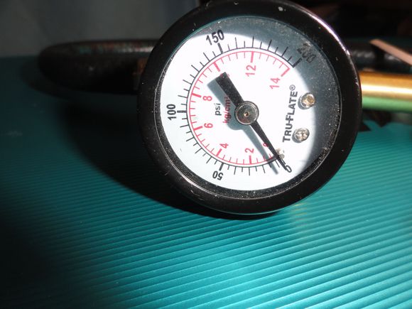 Gauge handles plenty of high pressure, but this one reads a bit on the low side.  Perhaps if I spent a bit more money on the gauge it might be more accurate.