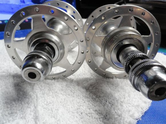 Side view of hub detail; 36* and star pattern for radial  support