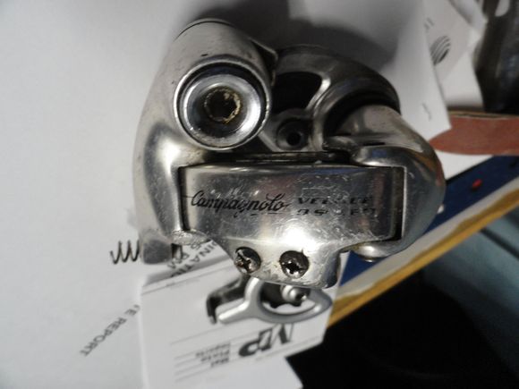 Broken adjuster screw.   