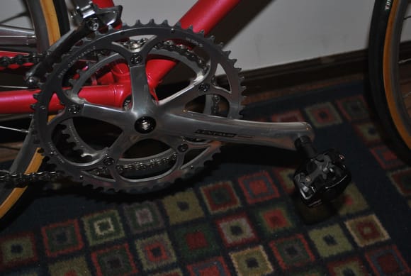 I managed to solve the crank/BB issue with a Miche I bought for the Speedlight crankset years ago. 