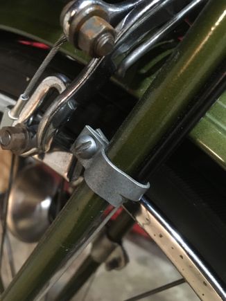 Sturmei-Archer rear stay cable clamp.