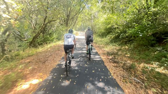 And even a few miles of gravel