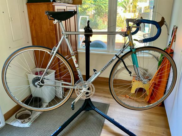Trying out the compact double crank