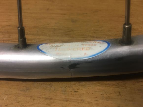 TruAmerica rim on 1983 Trek 700, looks like 14mm nipples