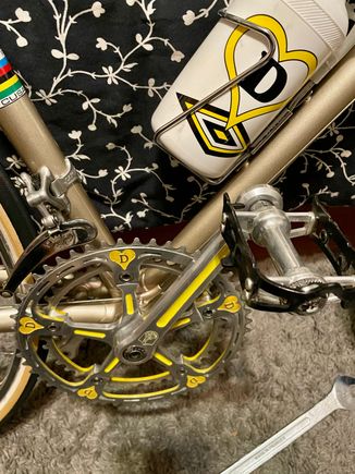 Like the Dude’s rug….
The water bottle really brings it all together. 