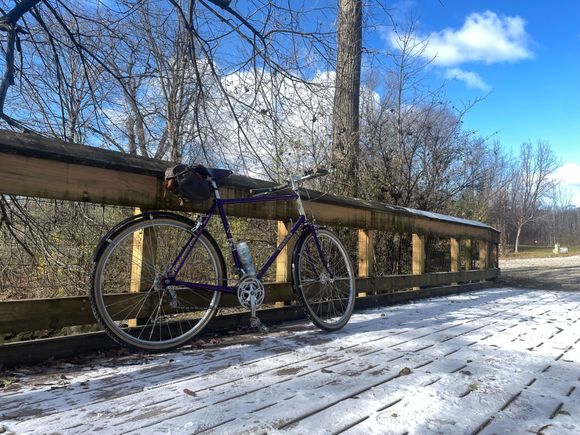short MUP bridge along the Lower Rouge River. Quite buggy in the warm wet months. 