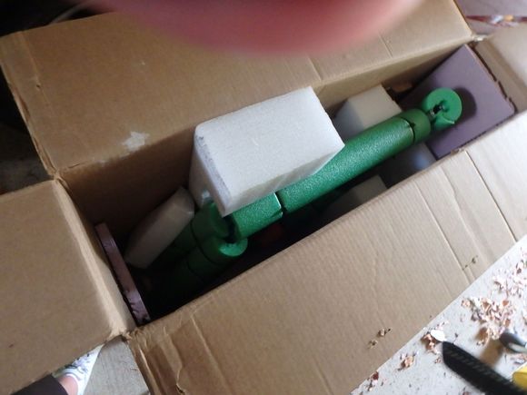I have to fit a box of parts in here somewhere.   
