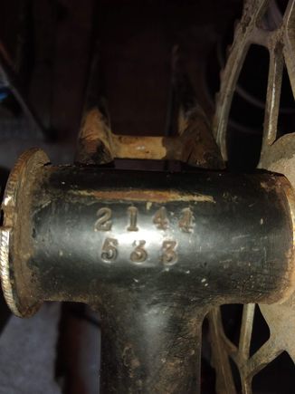 Serial number indicates May 1953