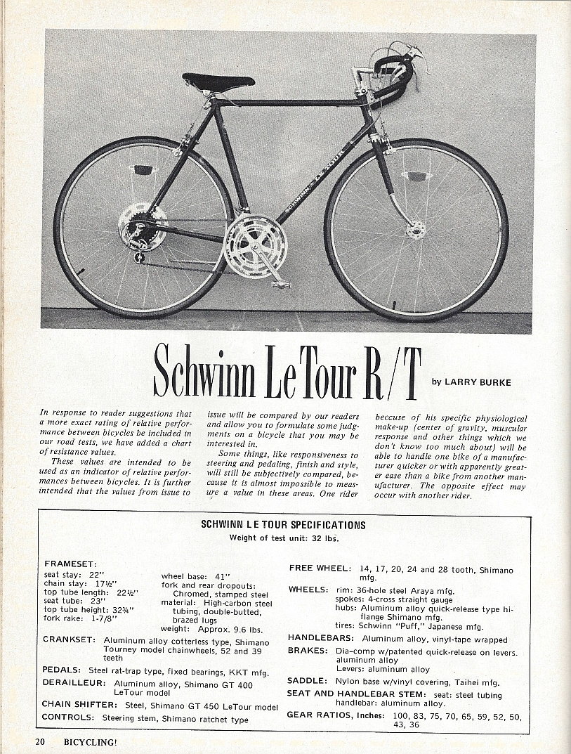 Schwinn Bike Frame Size Chart