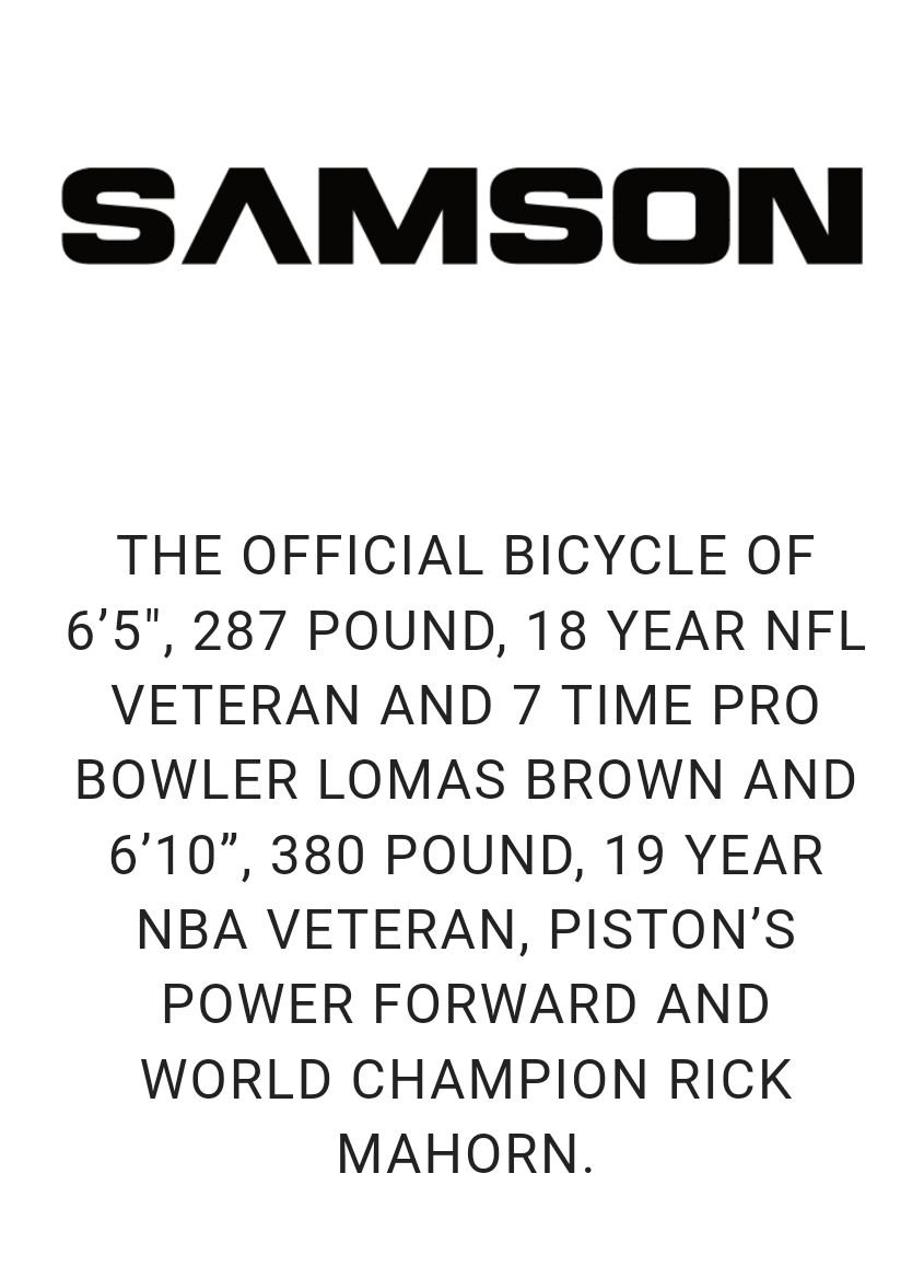 samson 3 speed bike