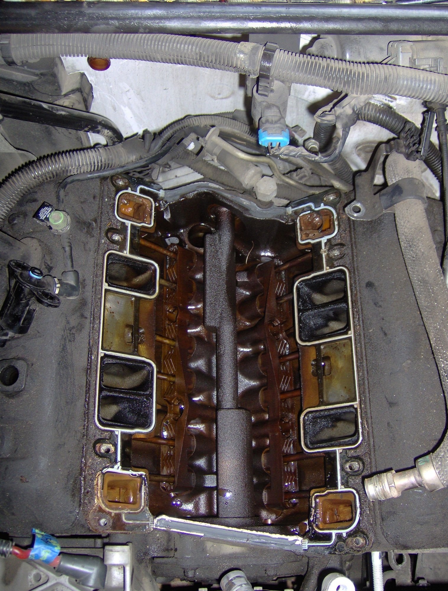 With LIM removed. Coolant flows across the the LIM at the front.