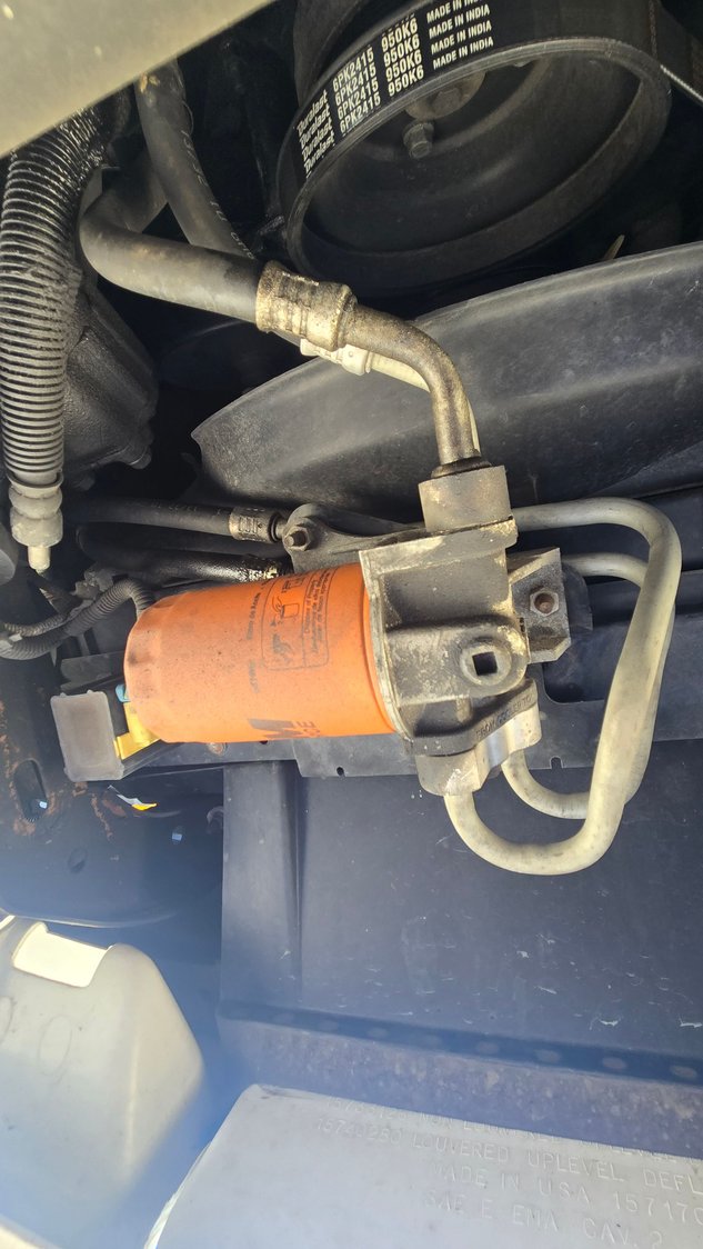 Oil cooler and filter