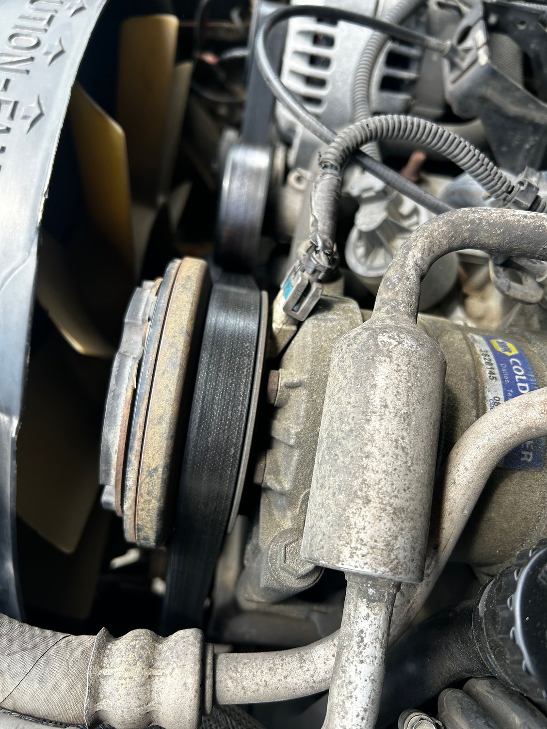 I am currently not getting any AC I to the plug off of the AC compressor as shown in the picture and tested to see if I am getting power to it and I am not receiving anything also the ac clutch is not locked up anyone experience anything similar?