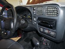 Passenger view of installed unit
