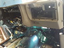 Fitting the firewall to cab byshings with dash clearances at "a" post
