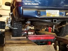 Rough country lift new brake lines+new caliper and rotor, 30 cooper sttpro tires new bush bar + unconditional warranty on lubricated parts thanks to bg oil. 120 000km 74500 miles. Runs great.