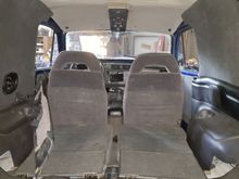 overhead console, escalade, kenwood 6x9 x 4.
cerwin vega x 4 tied in w/amp and 120v invertor. 
solar cgarging w/jumping station under radiator hookups
