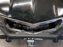 Picture the honeycomb behind the opening.
